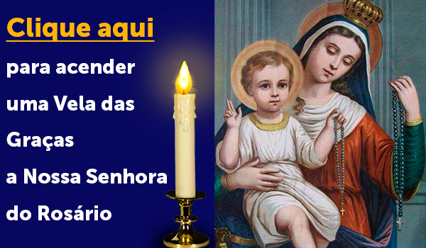 Ainda dá tempo de dar suas intenções para Nossa Senhora do Rosário!